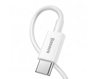Кабель Lightning > USB Type-C  Baseus Superior Series PD 20W 1.0m (CATLYS-A02) White