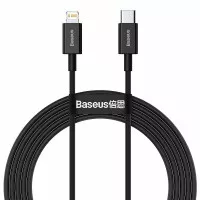 Кабель Lightning > USB Type-C  Baseus Superior Series PD 20W 2.0m (CATLYS-C01) Black