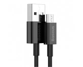 Кабель microUSB > USB Baseus Superior Series Fast Charging Cable 2.0A 1.0m (CAMYS-01) Black