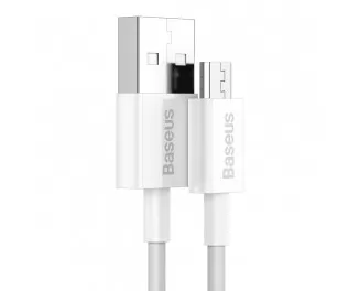Кабель microUSB > USB Baseus Superior Series Fast Charging Cable 2.0A 1.0m (CAMYS-02) White
