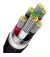 Кабель USB > USB Type-C + Lightning + microUSB Baseus Flash Series Ⅱ One-for-three Fast Charging Data Cable 66W 1.2 m (CASS040001) Black