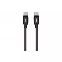 Кабель USB Type-C > USB Type-C 2E 60W 1.0m (2E-CCCC-BL) Black