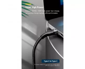 Кабель USB + USB Type-C > USB Type-C + Lightning + microUSB Baseus Flash Series Ⅱ Two-for-three Charging Cable 100W 1.2 m (CASS030103) Purple