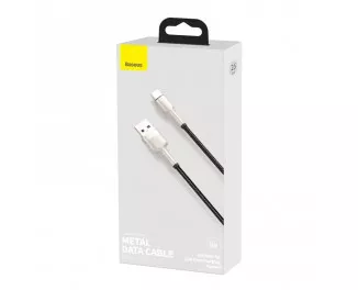 Кабель USB Type-C > USB  Baseus Cafule Metal Data Cable 66W 0.25m (CAKF000001) Black