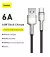 Кабель USB Type-C > USB  Baseus Cafule Metal Data Cable 66W 0.25m (CAKF000001) Black