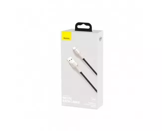 Кабель USB Type-C > USB  Baseus Cafule Metal Data Cable 66W 1.0m (CAKF000101) Black