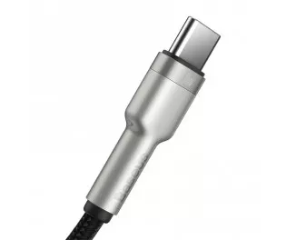 Кабель USB Type-C > USB  Baseus Cafule Metal Data Cable 66W 1.0m (CAKF000101) Black