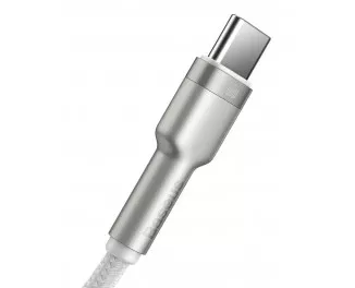 Кабель USB Type-C > USB  Baseus Cafule Metal Data Cable 66W 1.0m (CAKF000102) White
