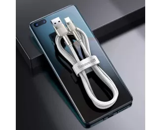 Кабель USB Type-C > USB  Baseus Cafule Metal Data Cable 66W 1.0m (CAKF000102) White