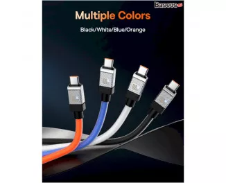 Кабель USB Type-C > USB Baseus CoolPlay Series Fast Charging Cable 100W 2.0m (CAKW000702) White