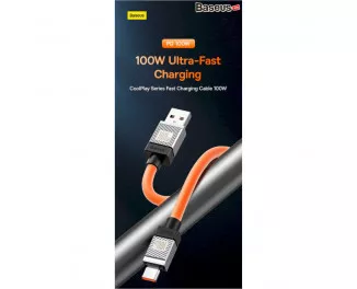 Кабель USB Type-C > USB Baseus CoolPlay Series Fast Charging Cable 100W 2.0m (CAKW000702) White
