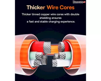 Кабель USB Type-C > USB Baseus CoolPlay Series Fast Charging Cable 100W 2.0m (CAKW000707) Orange