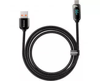 Кабель USB Type-C > USB Baseus Display Fast Charging Data Cable 66W 1.0 m (CASX020001) Black