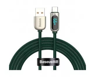 Кабель USB Type-C > USB Baseus Display Fast Charging Data Cable 66W 2.0 m (CASX020106) Green