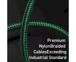 Кабель USB Type-C > USB Baseus Display Fast Charging Data Cable 66W 2.0 m (CASX020106) Green
