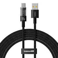 Кабель USB Type-C > USB Baseus Gem Fast Charging Data Cable 100W 2.0 m (P10373002111-01) Cluster Black
