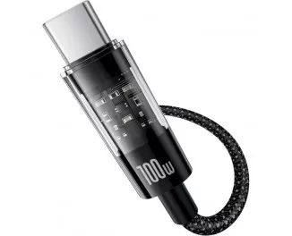 Кабель USB Type-C > USB Baseus Gem Fast Charging Data Cable 100W 2.0 m (P10373002111-01) Cluster Black