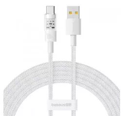 Кабель USB Type-C > USB Baseus Gem Fast Charging Data Cable 100W 2.0 m (P10373002211-01) Moon White