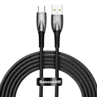Кабель USB Type-C > USB Baseus Glimmer Series Fast Charging Data Cable 100W 2.0 m (CADH000501) Black