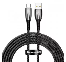 Кабель USB Type-C > USB Baseus Glimmer Series Fast Charging Data Cable 100W 2.0 m (CADH000501) Black