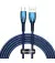 Кабель USB Type-C > USB Baseus Glimmer Series Fast Charging Data Cable 100W 2.0 m (CADH000503) Blue