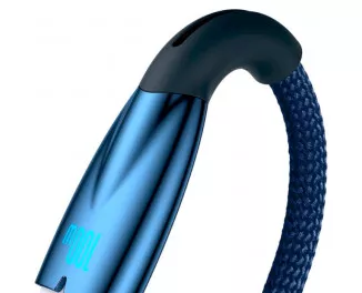 Кабель USB Type-C > USB Baseus Glimmer Series Fast Charging Data Cable 100W 2.0 m (CADH000503) Blue