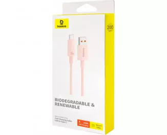Кабель USB Type-C > USB Baseus Habitat Series Fast Charging Cable 100W 2.0 m (P10360203421-01) Wheat Pink