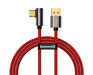 Кабель USB Type-C > USB Baseus Legend Series Elbow Fast Charging Data Cable 66W 1.0m (CACS000409) Red