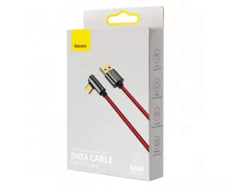 Кабель USB Type-C > USB  Baseus Legend Series Elbow Fast Charging Data Cable 66W 1.0m (CACS000409) Red