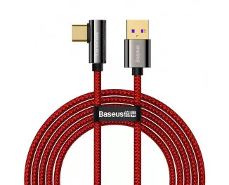 Кабель USB Type-C > USB Baseus Legend Series Elbow Fast Charging Data Cable 66W 2.0m (CACS000509) Red