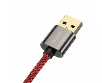 Кабель USB Type-C > USB  Baseus Legend Series Elbow Fast Charging Data Cable 66W 2.0m (CACS000509) Red