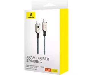 Кабель USB Type-C > USB Baseus Unbreakable Series Fast Charging Data Cable 100W 2.0 m (P10355801221-01) Stellar White