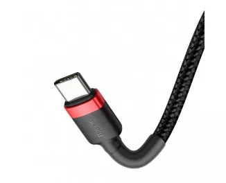 Кабель USB Type-C > USB Type-C  Baseus Cafule PD 2.0 60W 2.0m (CATKLF-H91) Red/black
