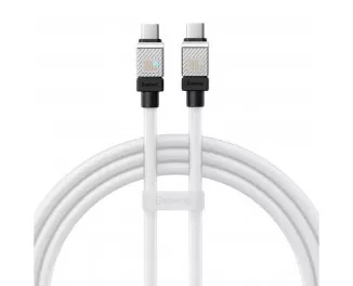 Кабель USB Type-C > USB Type-C Baseus CoolPlay Series Fast Charging Cable 100W 1.0m (CAKW000202) White