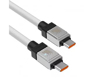 Кабель USB Type-C > USB Type-C Baseus CoolPlay Series Fast Charging Cable 100W 1.0m (CAKW000202) White