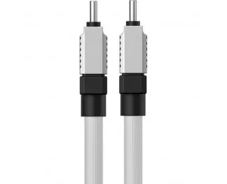 Кабель USB Type-C > USB Type-C Baseus CoolPlay Series Fast Charging Cable 100W 1.0m (CAKW000202) White