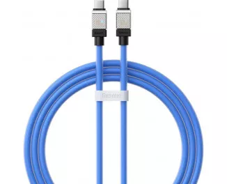 Кабель USB Type-C > USB Type-C Baseus CoolPlay Series Fast Charging Cable 100W 1.0m (CAKW000203) Blue
