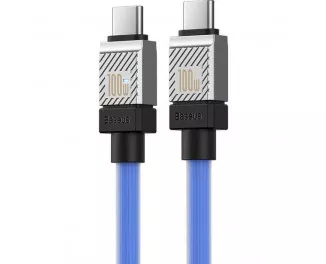 Кабель USB Type-C > USB Type-C Baseus CoolPlay Series Fast Charging Cable 100W 1.0m (CAKW000203) Blue