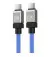 Кабель USB Type-C > USB Type-C Baseus CoolPlay Series Fast Charging Cable 100W 1.0m (CAKW000203) Blue