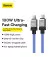 Кабель USB Type-C > USB Type-C Baseus CoolPlay Series Fast Charging Cable 100W 1.0m (CAKW000203) Blue