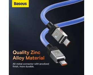 Кабель USB Type-C > USB Type-C Baseus CoolPlay Series Fast Charging Cable 100W 1.0m (CAKW000203) Blue