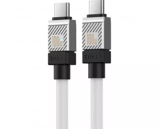 Кабель USB Type-C > USB Type-C Baseus CoolPlay Series Fast Charging Cable 100W 2.0m (CAKW000302) White