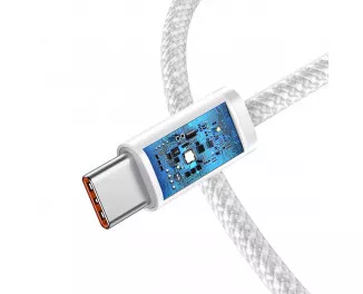 Кабель USB Type-C > USB Type-C  Baseus Dynamic Series Fast Charging 100W 1.0m (CALD000202) White