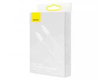 Кабель USB Type-C > USB Type-C  Baseus Dynamic Series Fast Charging 100W 1.0m (CALD000202) White
