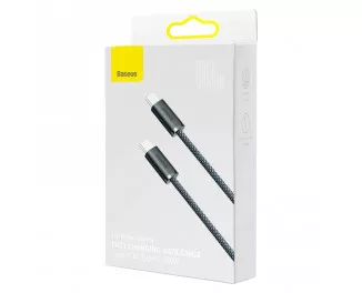 Кабель USB Type-C > USB Type-C  Baseus Dynamic Series Fast Charging 100W 1.0m (CALD000216) Slate Gray