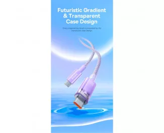 Кабель USB Type-C > USB Type-C Baseus Explorer Series Fast Charging Cable with Smart Temperature Control 100W 1.0 m (P10319703221-00) Stellar White
