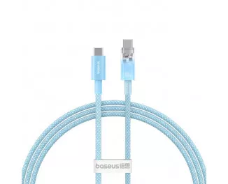 Кабель USB Type-C > USB Type-C Baseus Explorer Series Fast Charging Cable with Smart Temperature Control 100W 1.0 m (P10319703311-00) Galaxy Blue
