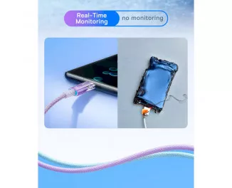 Кабель USB Type-C > USB Type-C Baseus Explorer Series Fast Charging Cable with Smart Temperature Control 100W 1.0 m (P10319703311-00) Galaxy Blue