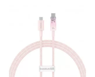 Кабель USB Type-C > USB Type-C Baseus Explorer Series Fast Charging Cable with Smart Temperature Control 100W 1.0 m (P10319703411-00) Baby Pink