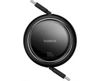 Кабель USB Type-C > USB Type-C Baseus Free2Draw Mini Retractable Charging Cable 100W 1.0 m (P10364500111-00) Cluster Black